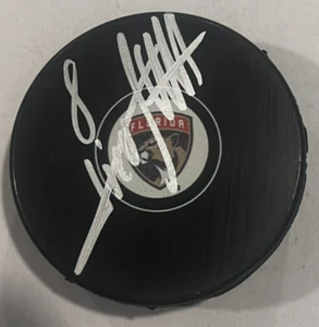 NICO STURM SIGNED FLORIDA PANTHERS HOCKEY PUCK W/ CASE COA - Picture 1 of 1