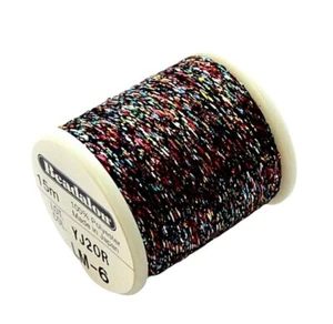 15 Meters 1mm Poly Sparkle Thread Black Beading Crafting Polyester String - Picture 1 of 5