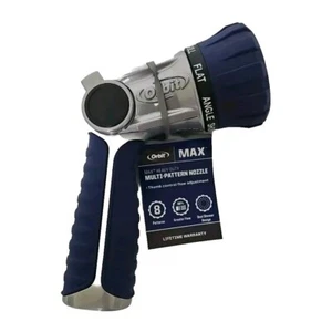 Orbit Max 26700 8 Pattern Hose Nozzle Spray Garden Water Adjustable Durable Rubb - Picture 1 of 13