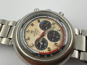 Vintage TISSOT T12 Ref. 40505 Manual Winding Chronograph Cal Lemania 873 - 44 mm - Picture 1 of 23