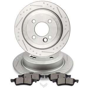 Rear Brake Pads And Rotors For Mini Cooper Base S 1.6L 2002-2006 w/ Fluid 259mm - Bild 1 von 8