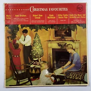 Christmas Favourites Vintage 12” Vinyl Record - including Ames Bros. Mario Lanza - Picture 1 of 6