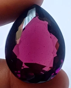 AAA+ 69.10 CT Large Purple Amethyst Pear Cut Loose Gemstone for Ring & Pendant - Picture 1 of 7