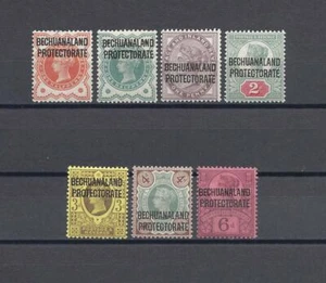 BECHUANALANDIA 1897/1902 SG 59/65 COMO NUEVO - Imagen 1 de 2