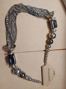 Erica Lyonds Damen Halskette Kette Silber Grau  - Bild 1 von 5