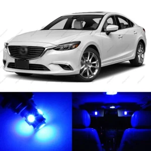Paquete de 13 luces interiores LED azules para Mazda 6 2014-2018 + herramienta de palanca - Imagen 1 de 7