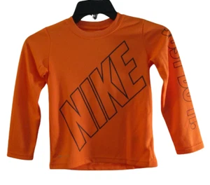 NWT Nike Boys Dri-FIT Long Sleeve Thermal Shirt Top 4 Cone MSRP$24 - Picture 1 of 2