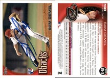 Sam Demel Signed 2010 Topps Update #US-3 Card Arizona Diamondbacks Auto AU