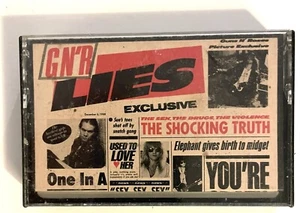 Guns N' Roses Cassette G N' R Lies 1988 Geffen Records Tape Axl Rose SLASH - Picture 1 of 2