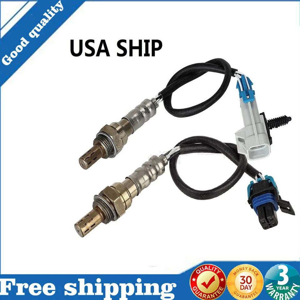 2PCS Up+Down Oxygen Sensor For 2001-04 Buick Century 3.1L Chevrolet Impala 3.4L - Изображение 1 из 4