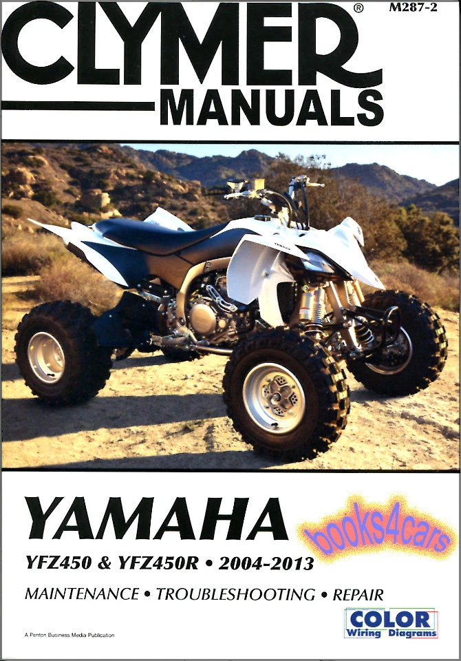 LIBRO DE REPARACIÓN MANUAL DE TALLER YAMAHA YFZ450R YFZ450 CLYMER 2004-2017 ATV HAYNE Foto 1 de 1