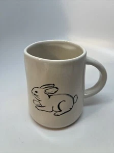 Rae Dunn Hop To It Bunny Coffee Tea Cup Mug Artisan Collection by Magenta New - Picture 1 of 4