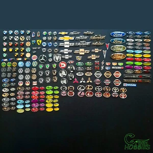 RC 1/10 Handcrafted Emblem Scale Badge Body Shell Accessories Car Drift Truck - Picture 1 of 270