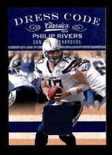 PHILIP RIVERS 2010 PANINI CLASSICS DRESS CODE GAME JERSEY RELIC #220/299 BD7724