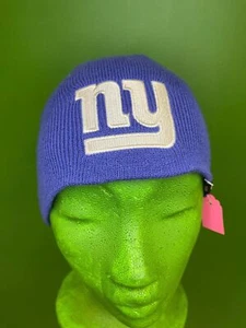 NFL New York Giants Reebok Blue Woolly Hat Beanie Youth X-Large 18-20 - Picture 1 of 5