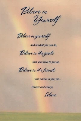 Congratulations Graduate Graduation Dream Believe Rainbow Hallmark Greeting Card - Image 1 of 3