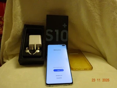 Samsung Galaxy S10+ Plus Box & Accessories Unlocked Ideal Xmas Gift - Image 1 of 2