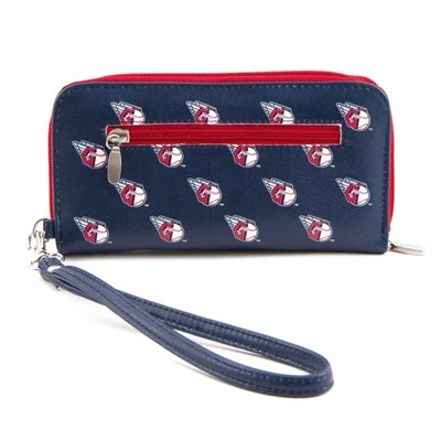 Women's Cleveland Guardians Zip-Around Wristlet Wallet - Image 1 of 3