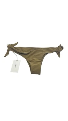 NWT Mikoh Olive Green Tie Bikini Bottoms Size Small - Image 1 of 4