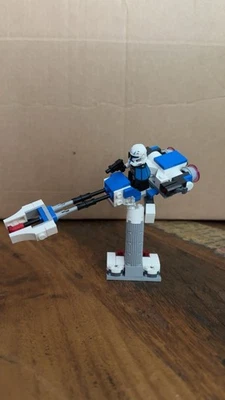 LEGO Star Wars Captain Rex 501st Speeder (CUSTOM) With Minifigure - Image 1 of 4
