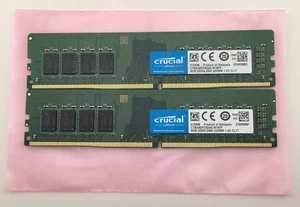 CRUCIAL 16GB (2X8GB) CT8G4DFD824A DDR4 DESKTOP MEMORY RAM - Picture 1 of 2