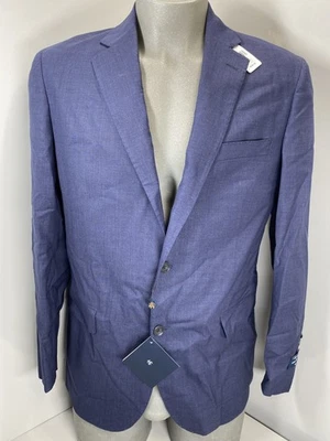 Brooks Brothers Hombre Traje Chaqueta Azul Marino Talla 42 Abrigo Deportivo de Lana Calce Ajustado Regular Foto 1 de 4