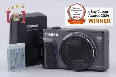 Canon PowerShot SX720 HS Black 20.3 MP Digital Camera [Excellent] - Image 1 of 4