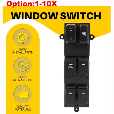 Interruptor de control maestro de ventana controlador para Kia Optima 2,0 L 2,4 L L4 2011 2012 2013 Foto 1 de 4