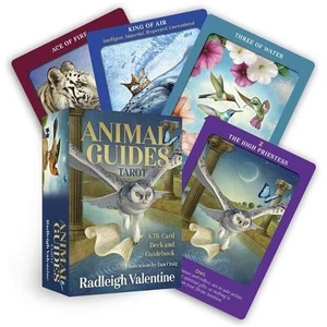Animal Guides Tarot: A 78-Card Deck and Guidebook by Radleigh Valentine Cards Bo - Picture 1 of 1