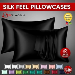 100 % reine Maulbeerseitige beidseitige Kissenbezüge perfekt für Haare & Gesicht - Bild 1 von 46