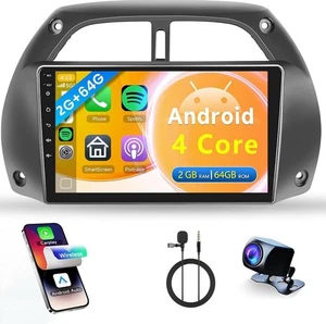 Car Radio for Toyota RAV4 2001-2006, Rimoody Android 13 Car Stereo Wireless Play - Bild 1 von 7