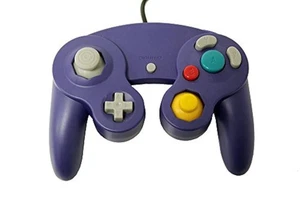 Wii Controller Purple Gamepad For GameCube Gamecube - Picture 1 of 5