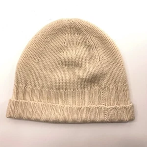 Not Monday Ivory Knit Cashmere winter hat - Picture 1 of 8