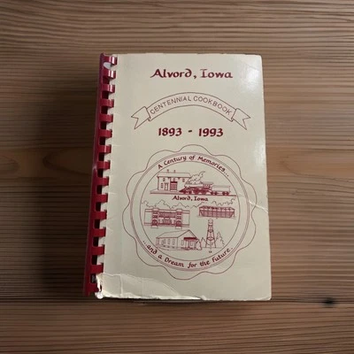 Alvord Iowa IA VTG cook book ethnic history Swedish Rusks Lefse Dutch German old - Image 1 of 4