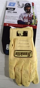 FRANKLIN CFX PRO Vanilla Batting Gloves YOUTH SMALL Digital Cabretta Leather NEW - Picture 1 of 8