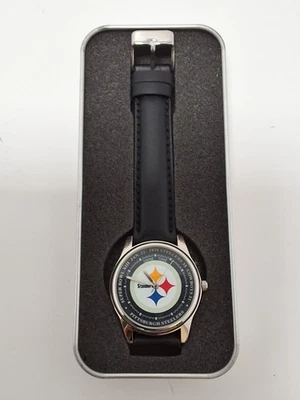 Bonito Reloj NFL Pittsburgh Steelers Superbowl Victorias Super Bowl XL Tiempo de Juego Foto 1 de 4