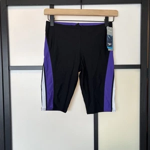 Speedo Men Swimming Endurance+ Shorts Competition Training Size 30 Black Purple - Picture 1 of 13