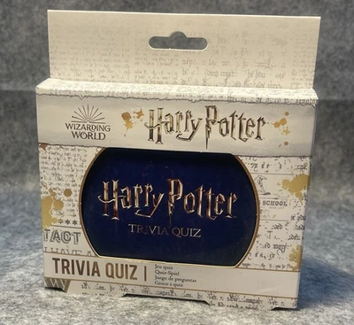 Harry Potter Trivia Quiz Game 50 Cards / 200 Questions Ages 8+ (Paladone) - New - Image 1 of 2