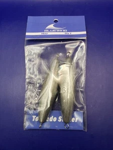 BLUEWING Torpedo Sinker Through Wire Angeln Gewicht Salzwasser 16 oz, Blei 2 Stück - Bild 1 von 2