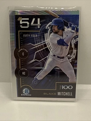 2025 Bowman - Bowman Scouts Top 100 Chrome Blake Mitchell #BTP-54 (RC) - Image 1 of 2