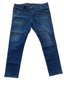 Diesel Krayver Jeans Herren 38x32 Blau Slim Tapered Stretch Denim Wash 0845B - Bild 1 von 17