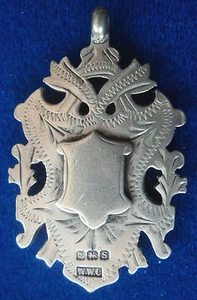 Medalla Grande De Plata / Fob / Colgante - H/M 1917 William Walter Cashmore - Foto 1 di 2