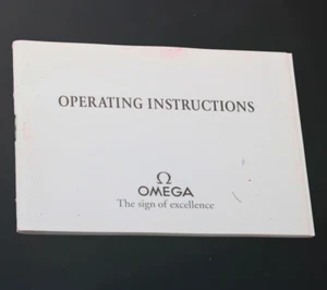 Omega Operating Instructions Manual Booklet Calibers 1861/1863 - Picture 1 of 6