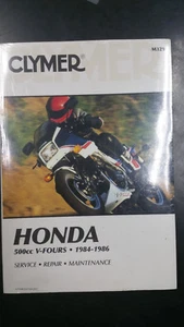 New Clymer Honda Service Manual 500cc V-Fours 1984-1986 M329  - Picture 1 of 2