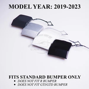 Tapa cubierta de gancho parachoques trasero para VW Golf MK8 VIII 2019-2023 elige el color - Imagen 1 de 38