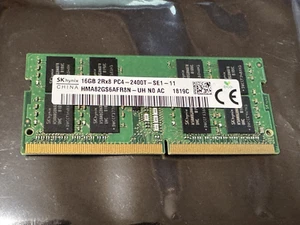 Hynix 16GB 2Rx8 PC4-2400T SODIMM Laptop Memory HMA82GS6AFR8N-UH ~FULLY TESTED~ - Picture 1 of 1