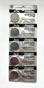 New Energizer ECR1620 / 1620 Batteries - 5 pack - Free Shipping - Picture 1 of 1