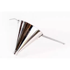 Cooking Funnel Strainer Durable Stainless Steel Metal Kitchen Oil Fryer Utensil - Picture 1 of 3
