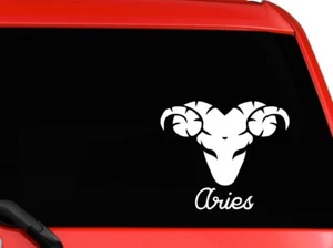 Aries Ram Zodiac sign car truck SUV window laptop Kitchen wall decal sticker - Bild 1 von 1