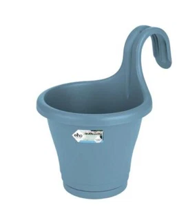 ELHO CORSICA EASY HANGER SINGLE FLOWER GARDEN PFLANZTOPF VINTAGE BLAU - Bild 1 von 5